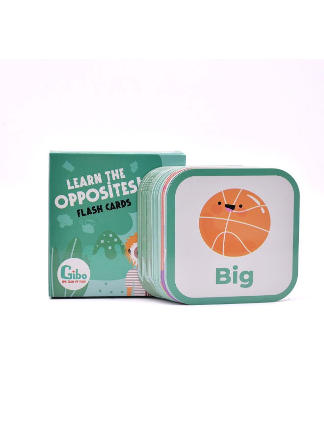 Gibo Flash Card Learn The Opposites